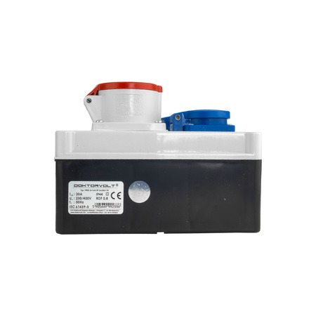 Baustromverteiler FRED 2x16A 2x230V Stromverteiler Mennekes Steckdosen Doktorvolt DV-2336-F