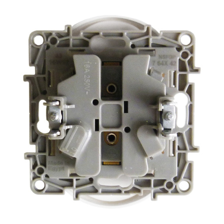 Doppel Steckdose 2P+Z m.Erdung Typ-E franz/belg System NILOE Legrand 764542