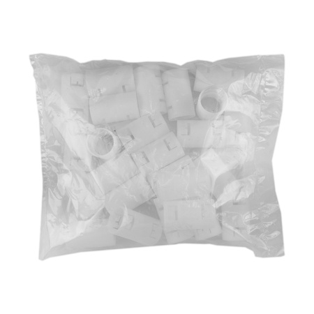 F-tronic Rohrmuffe zur Verbindung 25 Stück M32 Verbindungsmuffen transparent Muffe 740 RM32