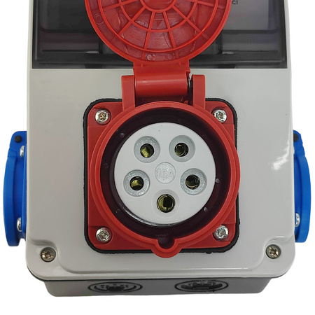 Wandverteiler XS-S 16A 2x230V IP44 Stromverteiler Komplett Verdrahtet Doktorvolt DV-2144-F