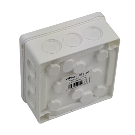 Abzweigkasten Aufputz Dose IP55 ViPlast 12 Eingängen Weiß 023-01