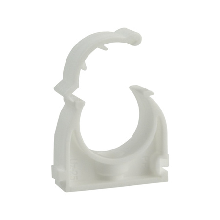 1 Stück PVC Rohrschelle RL, RLm, RS ⌀16 Rohrclip Rohrklemme Rohrhalter Marmat UZ-16