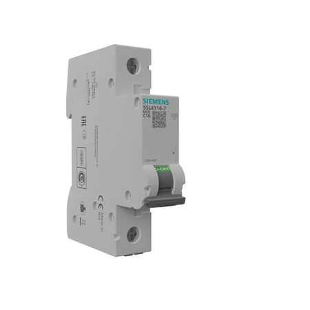 Leitungsschutzschalter 1P C 16A 10kA AC VDE Siemens 5SL41167
