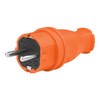 Gummistecker 16A 230V Stecker orange 3101-301-2300