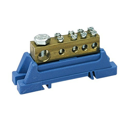 PE-Klemme blau für Hutschiene E-P 46.31