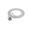 Anschlusskabel 2m IP44 mit geradem Stecker 250V 16A 3x1,5 mm² H05VV-F PP-40H Weiß W-98381