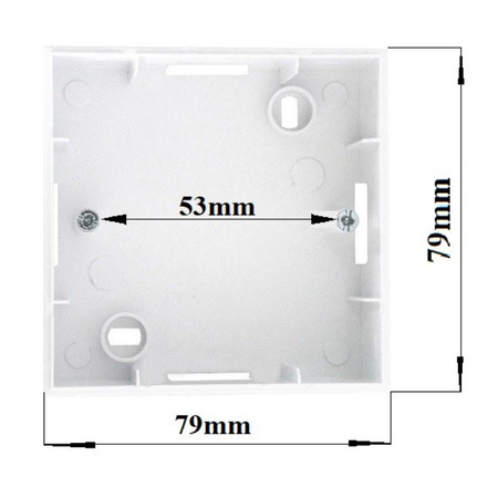 TIMEX Aufputzdose Steckdose Aufputzrahmen weiß PWN-1/G Jowisz PWN-1JW/G