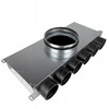 Achtfacher Rohrverteiler 6×75mm / 160mm E-KRR-6X75/200-OC (0+6+0)