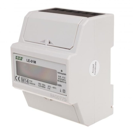 Stromverbrauchszähler mit Datenübertragung F&F LE-01M