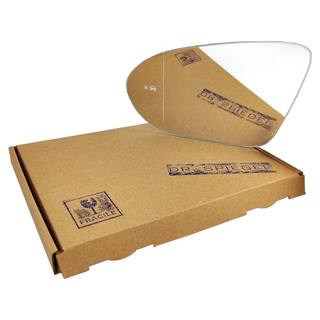 Außenspiegel Spiegelglas Links für OPEL INSIGNIA B 2017-2024 Fahrerseite mit Totwinkelassistent 314969766774