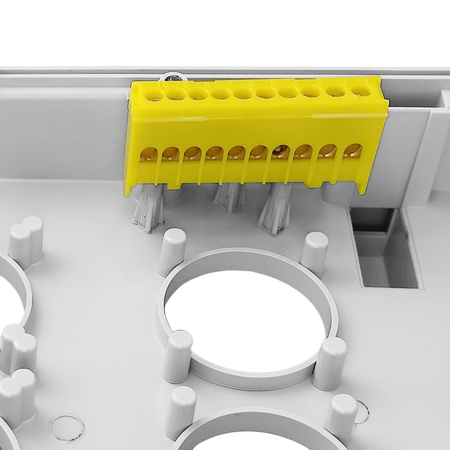Stromverteiler leeres Gehäuse 1x14 Module mit Handgriff IP44 300x340mm TP Electric 3710-000-0000