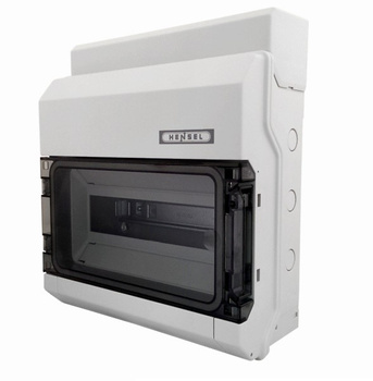 Hensel Automatengehäuse KV1512 Aufputzverteiler Kleinverteiler 12Module KV 1512