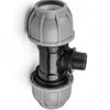 T-Stück für PE Rohr 32mm / AG 1" PN10 Verbinder BRADAS DSRA10T32M1