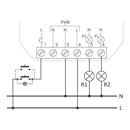 Bistabile Sequenzrelais Relais Stromstoßrelais f.Unterputzdosen F&F BIS-404
