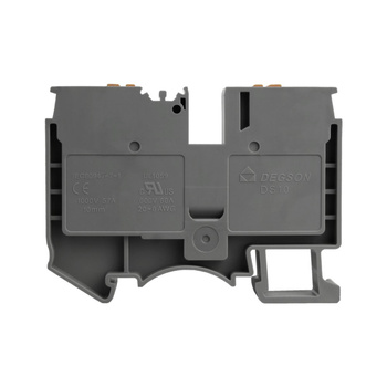 Reihenklemme 10mm2 Durchgangsklemme Grau UL DS10-01P-11-00A(H)