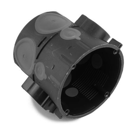 F-tronic Unterputzdose Hohlwanddose 1 Stück 2xM20 2xM25 Gerätedose winddicht Elektronikdose schwarz VDE 7320028