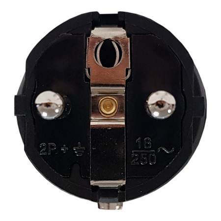 Uni Schuko Gummi Stecker 16A 230V IP44 XBS MXG-19