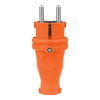 Gummistecker 16A 230V Stecker orange 3101-301-2300