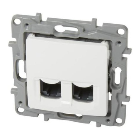 Doppelte Netzwerksteckdose 2xRJ45 764574