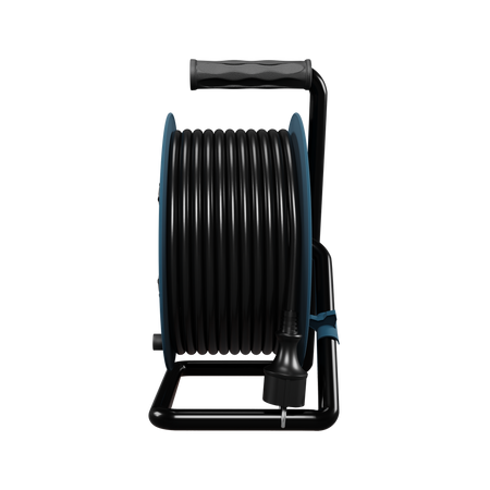 Kabeltrommel HAND PRO 50m 4x Steckdosen 230V IP44 H05RN-F 3x1,5 mm² W-96307