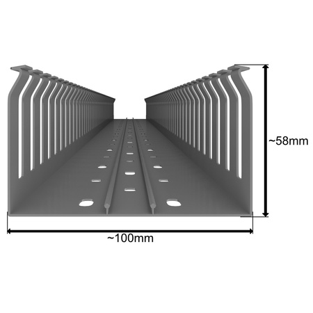 Verdrahtungskanal Kabelkanal mit Deckel Länge 1m Installationskanal verschiedene Größen Wahl 0609 0647 0586 0593 0722 E264