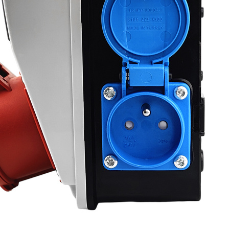 Wandverteiler XS 16A 2x230V IP44 Stromverteiler Komplett Verdrahtet Doktorvolt DV-5121-F