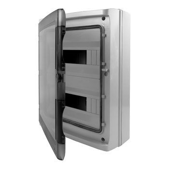 Verteilerkasten Feuchtraumverteiler HIGHT IP65 24 Module 1000V Sicherungskasten AP M-L 2x12 940.24.1