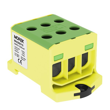 Hauptleitungsklemme 6x1,5-50mm2 gelb-grün 1P OTL 50-3 Morek MAA3050Y10