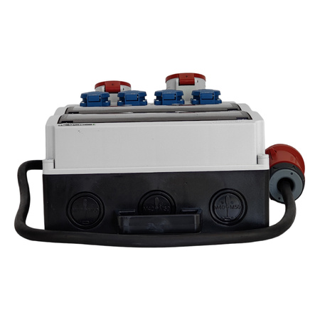 Stromverteiler eXT-S/FI 32A 16A 4x230V MID Stromzähler und Kabel Doktorvolt DV-2339-D