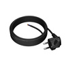 Anschlusskabel 5m mit Winkelstecker Uni-Schuko 250V 16A 3x0,75 mm² OMY PP-50 Schwarz W-97162