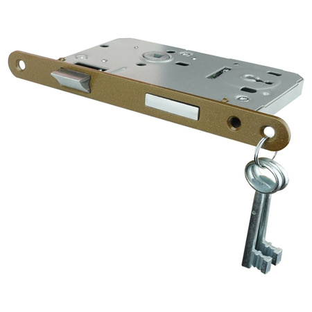 Zimmertürschloss Zimmertürschloß Einsteckschloss Schloss PZ BB WC 72/60 mm 6375 6337 DV-6337-ZA-P