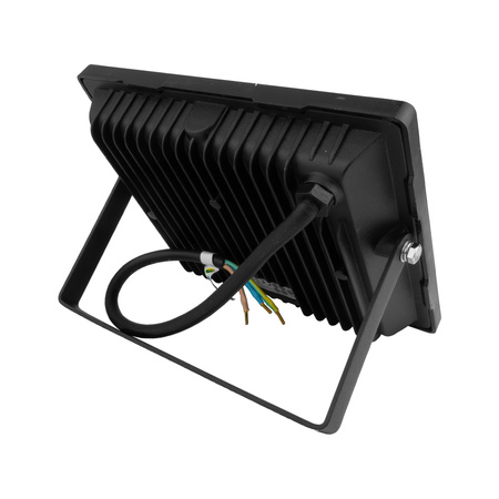 LED Außenstrahler 50W GTV Flutlicht schwarz IP65 Außenwandstrahler 4000lm GT-GCX50W-40