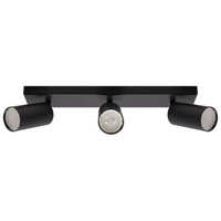 Deckenleuchte Wandleuchte GU10 MANAM 3L BLACK IDEUS 03765