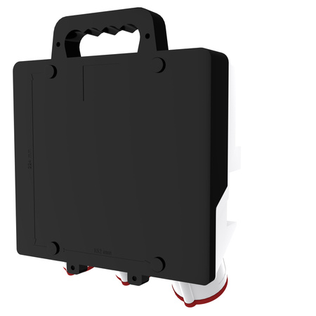 Stromverteiler Tragbare Baustromverteiler TR-S 32A 2x16A 4x230V mit Griff Doktorvolt DV-2926-D