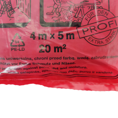 Lackierschutzfolie 4x5m Wojafko verschiedene Dicken DV-102