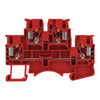 Reihenklemme 2.5mm2 4 Leiter Doppelstockklemme Etagenklemme Rot DSKK2.5-01P-16-00A(H