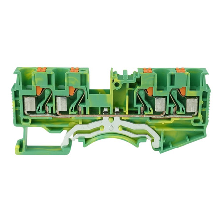 Schutzleiter-Reihenklemme 4mm2 4-Leiter gelb-grün Erdungsklemme DS4-QU-PE-01P-1C-00