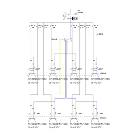 Baustromverteiler TD-S/FI 8x230V Stromverteiler Mennekes Doktorvolt DV-6497-D