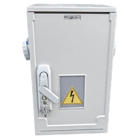 Stromverteiler RCBO FI/LS-Schalter 2x 230V CEE-Steckdose IP44 DV-0164