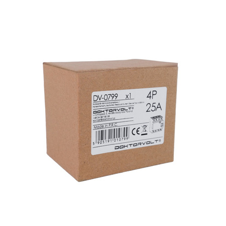Doktorvolt Fehlerstromschutzschalter Typ A 300mA 25A 4P RCD DV-0799