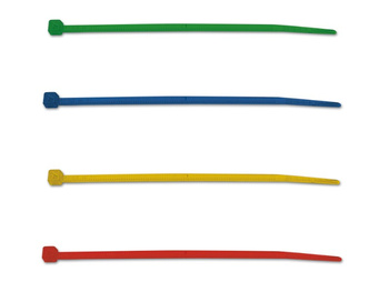 100 Stk. Kabelbinder farbig Nylon Set Sortiment Industriequalität verschiedene Farben BMBL2048E