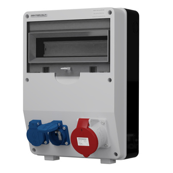 Stromverteiler TD 1x32A 2x230V franz/belg System Doktorvolt DV-6909-F