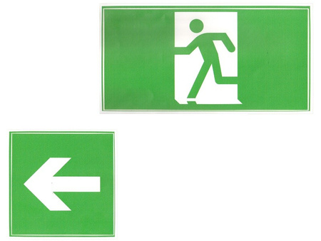 LED Notleuchte IP65 Notausgang Notlicht Fluchtwegleuchte EL-LED XBS EL-LED-M