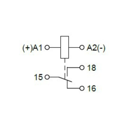 Zeitrelais m.1 Funktion 1P 12-240V Start und Reset Relais Relpol RPC-1WU-UNI