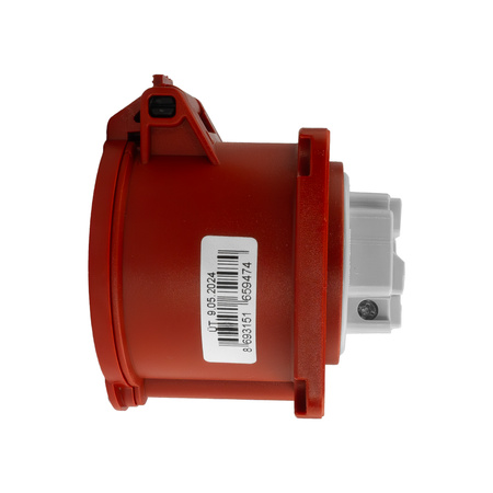 CEinbausteckdose CEE 32A Steckdose 400V 4P 70x70 mm VDE TP Electric 3126-321-1670