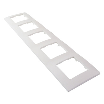 Abdeckrahmen 5-fach Rahmen für Steckdosen 86x363mm Weiß Niloe Legrand 665005