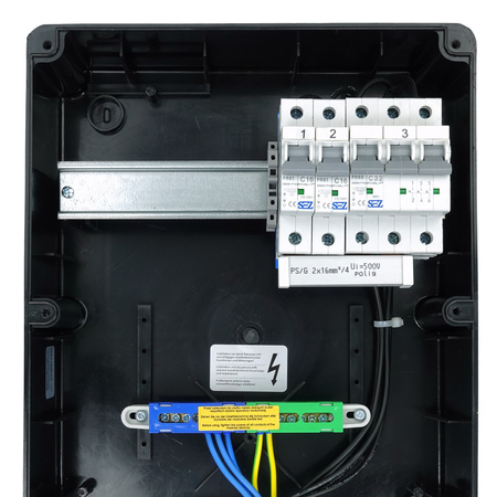 Gesicherter Baustromverteiler TD-S 32A 2x230V Steckdosen Mennekes Doktorvolt® DV-6954-F