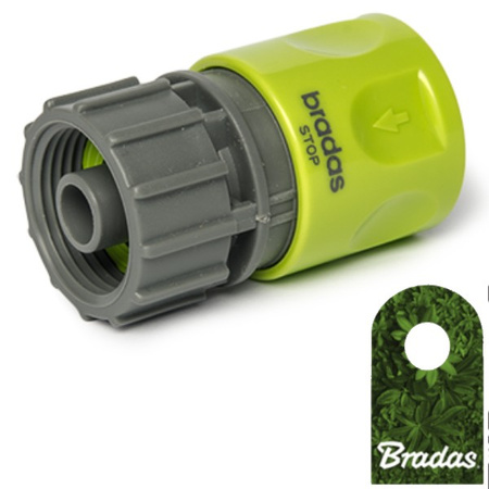 Schlauchkupplung 3/4" mit Stop Innengewinde 3/4" Schnellkupplung BRADAS LE-2141