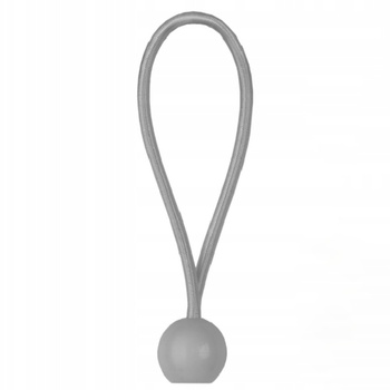 10 Stk. Spanngummi Set mit Kugel 10x20cm grau Bradas BCB-0520GY-B