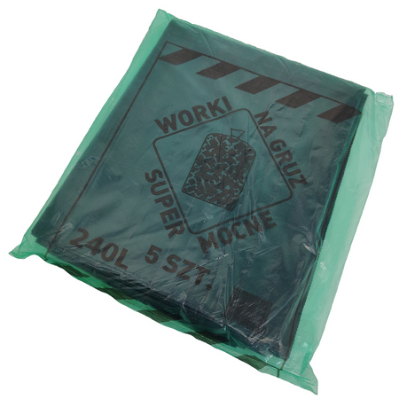 Extra starke Bauschutt- und Bausäcke WOJAFKO 240L reißfest und strapazierfähig DV-248